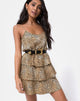 Imagen del vestido Kepsy en mini tigre marrón