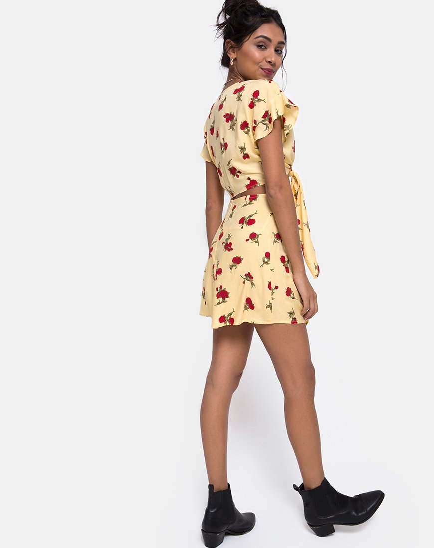 Imagen de Shae Crop Top en Falling Rose Yellow