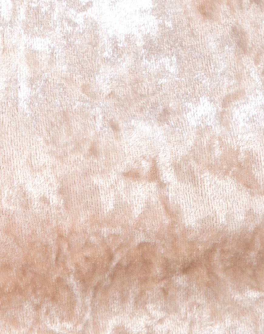 Imagen de Kim Top en Crushed Velvet Cream