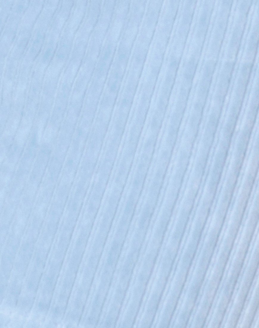 Imagen de la minifalda Kimmy de punto esponjoso Baby Blue