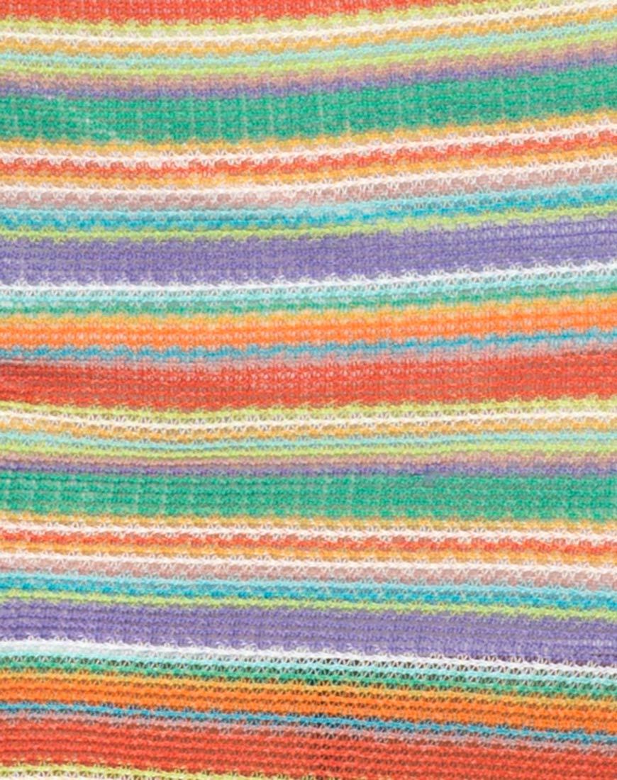 Imagen de Kimmy Bodycon Skirt in Rainbow Knit