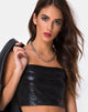 Imagen de Kindra Top en negro serpiente
