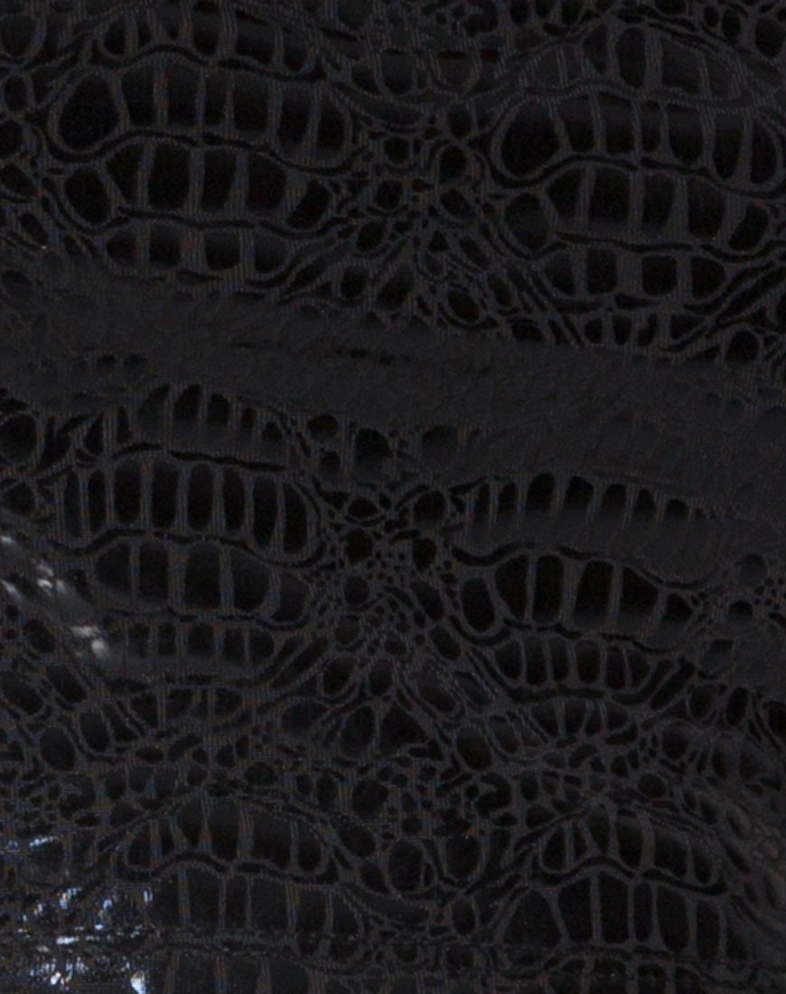 Imagen de Kindra Top en negro serpiente