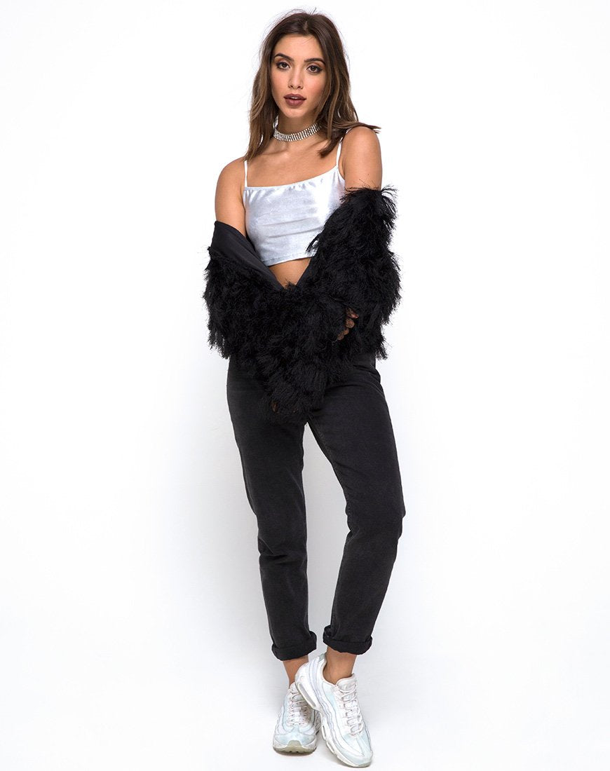 Imagen de Kini Crop Top en Spandex Plata