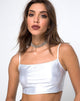 Imagen de Kini Crop Top en Spandex Plata