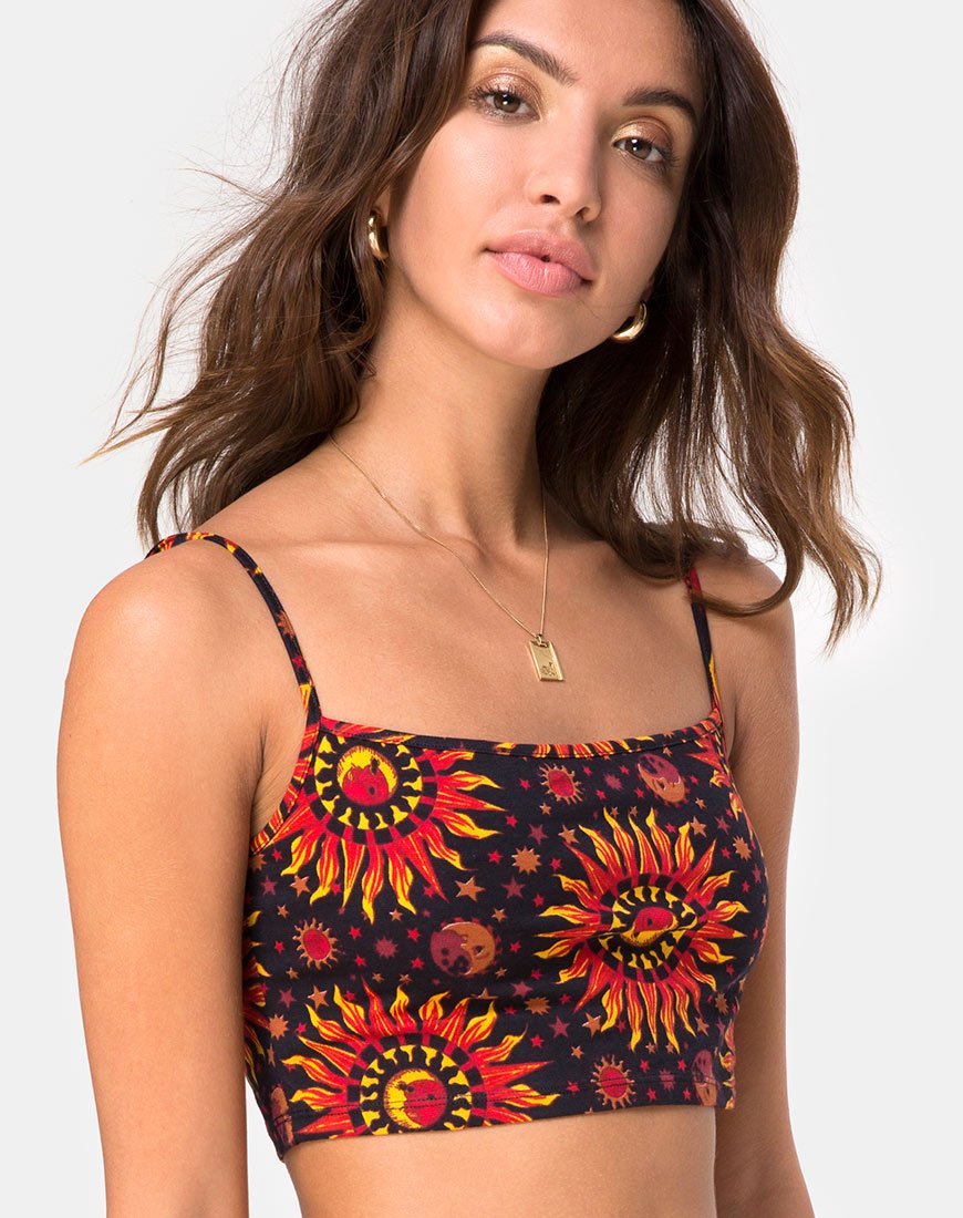 Kini Crop Top en Hot Sun X Princess Polly