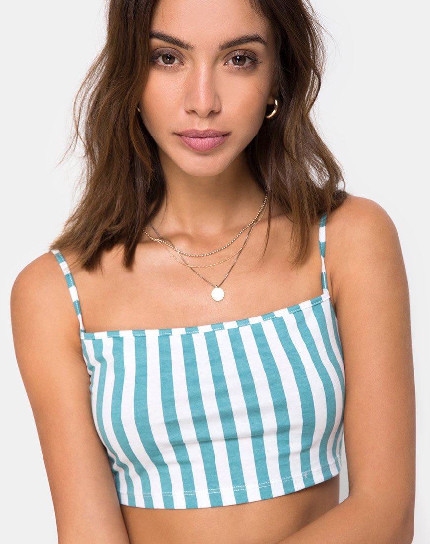 Kini Crop Top a rayas