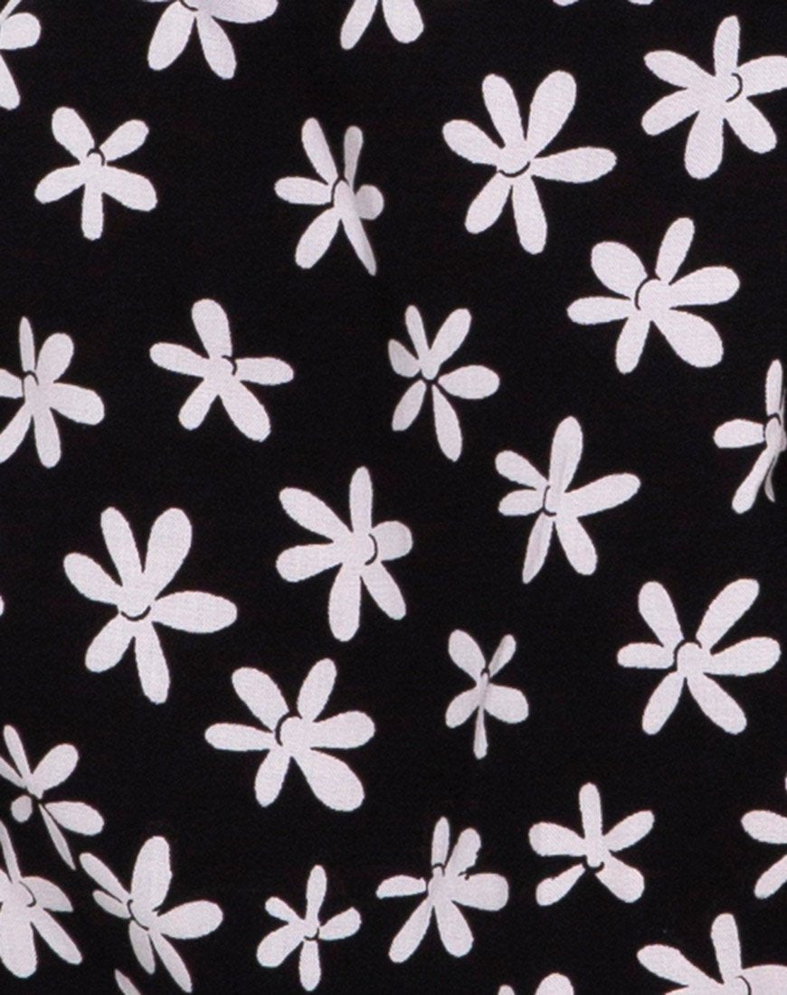 Imagen de Kinley Slip Dress in 90s Daisy Blanco y Negro