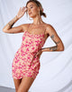 Imagen de Kinley Slip Dress in Dark Wild Flower Cantaloupe