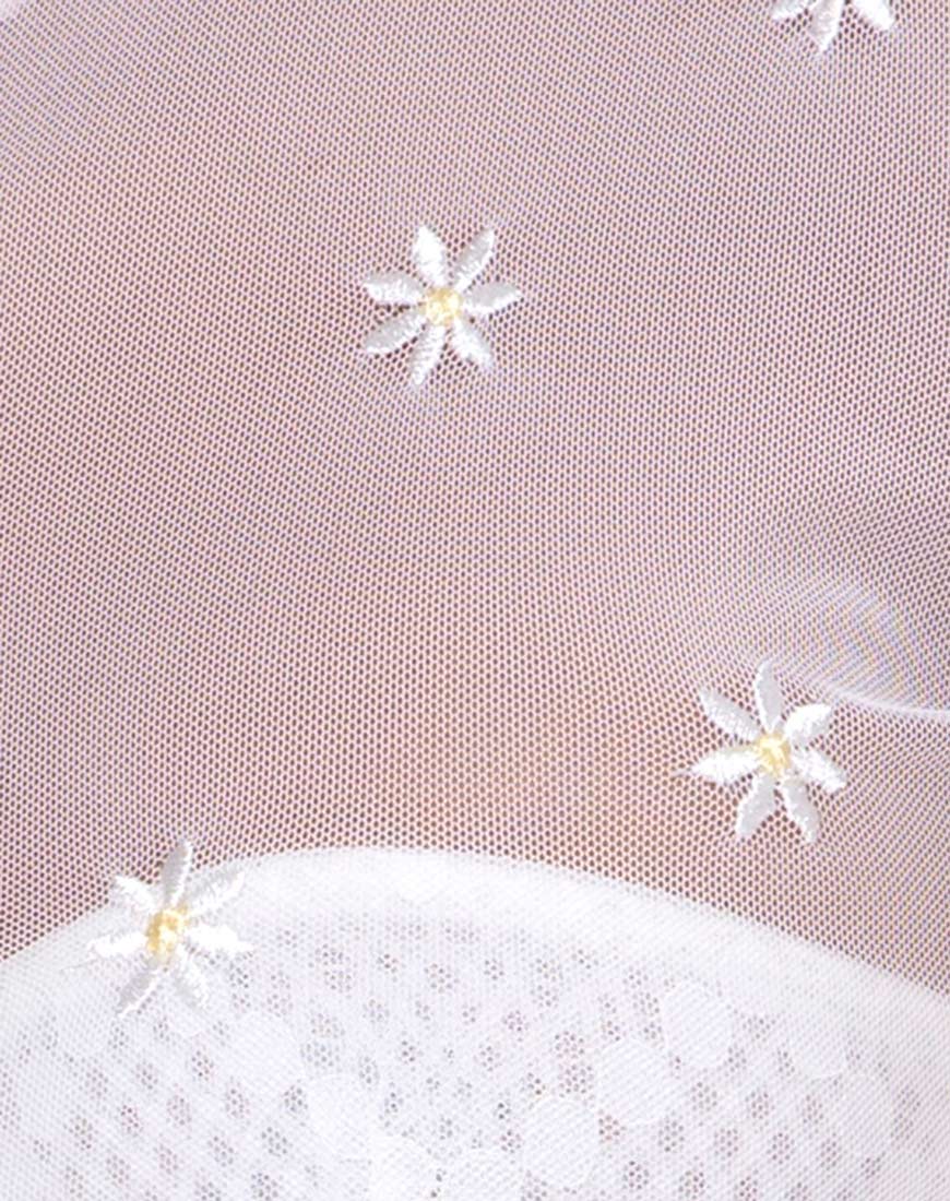 Imagen de Tince Top en Blanco Daisy Embro White