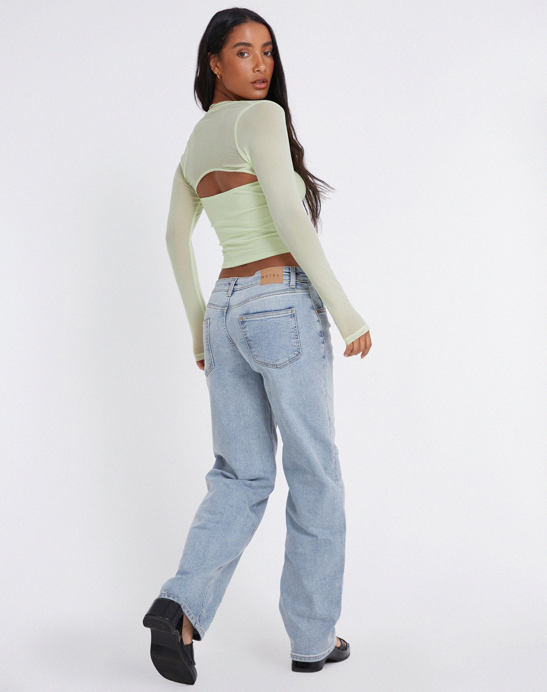 imagen de Kouna Crop Top en Shadow Lime