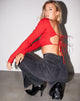 Imagen de Kovi Crop Top en Rib Racing Rojo