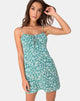 Imagen de Kumala Slip Dress in Floral Field Green