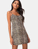 Imagen de Kumala Slip Dress in Rar Leopard Brown