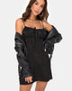 Imagen de Kumala Slip Dress in Satin Rose Negro
