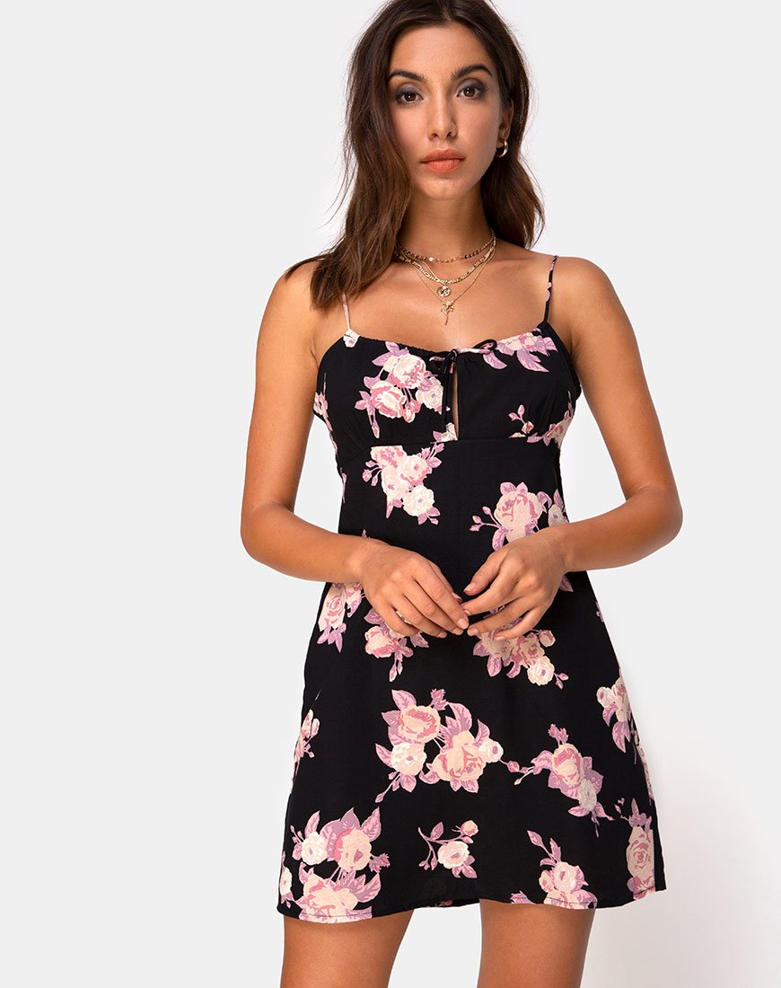 Vestido Kumala en rosa vintage