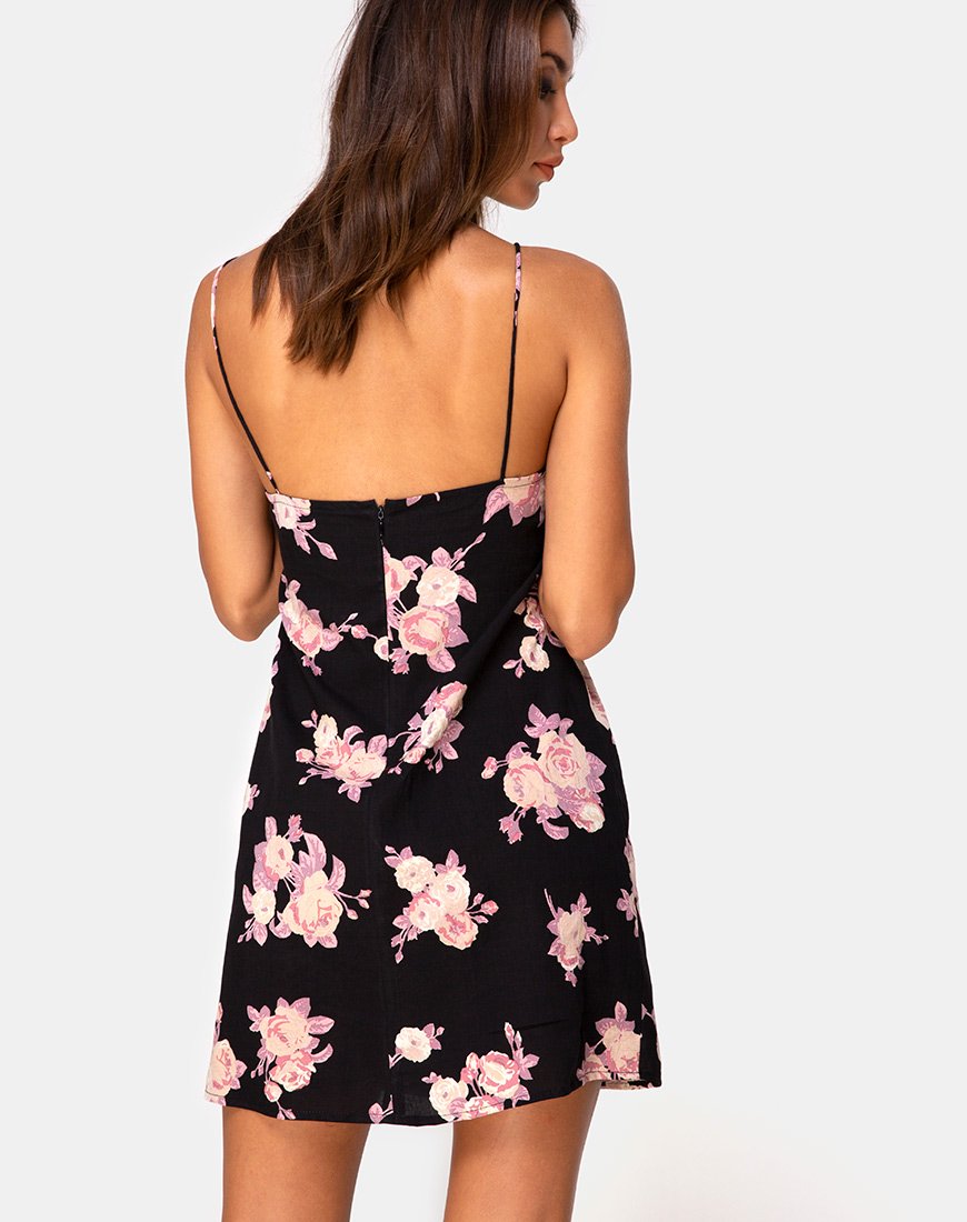 Vestido Kumala en rosa vintage