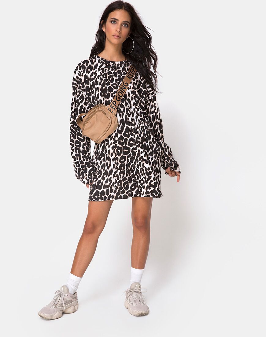 Imagen del vestido Lotsun en jaguar oversize