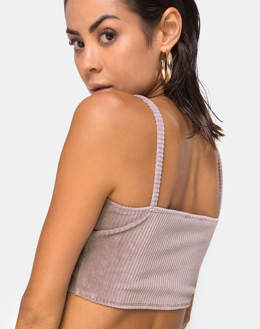 Top Kylie en rib topo