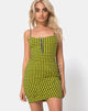 Imagen de Lahzie Bodycon Dress in Medium Gingham Yellow