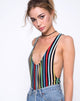 Imagen de Lalung Plunge Bodice en P.E Stripe