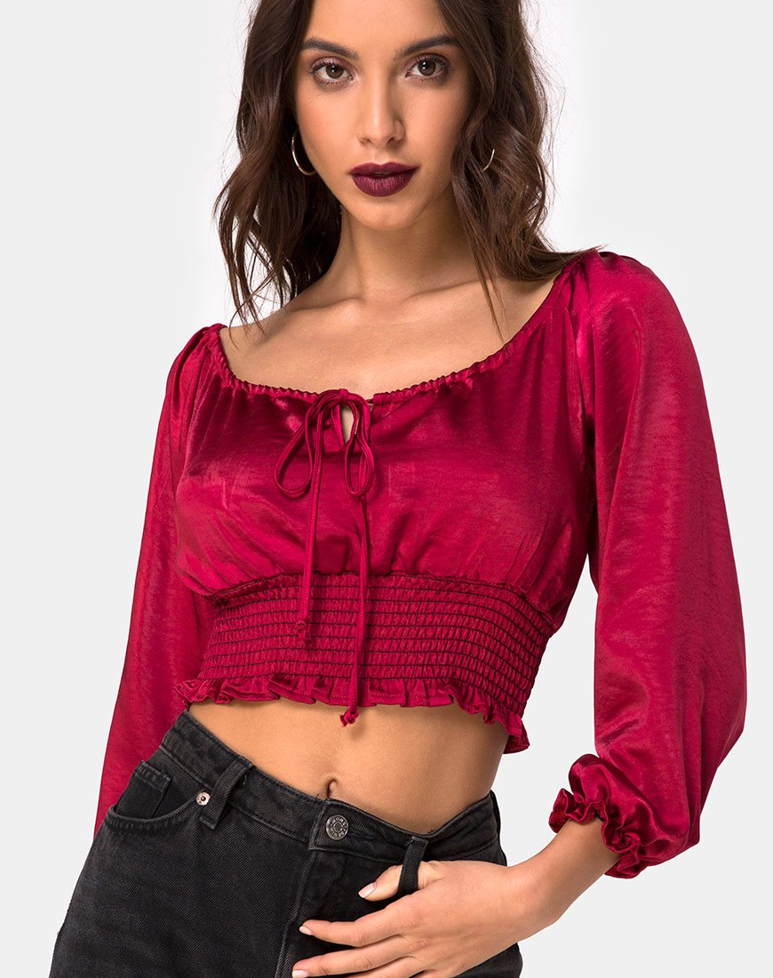 Lancer Top en cerezo satinado