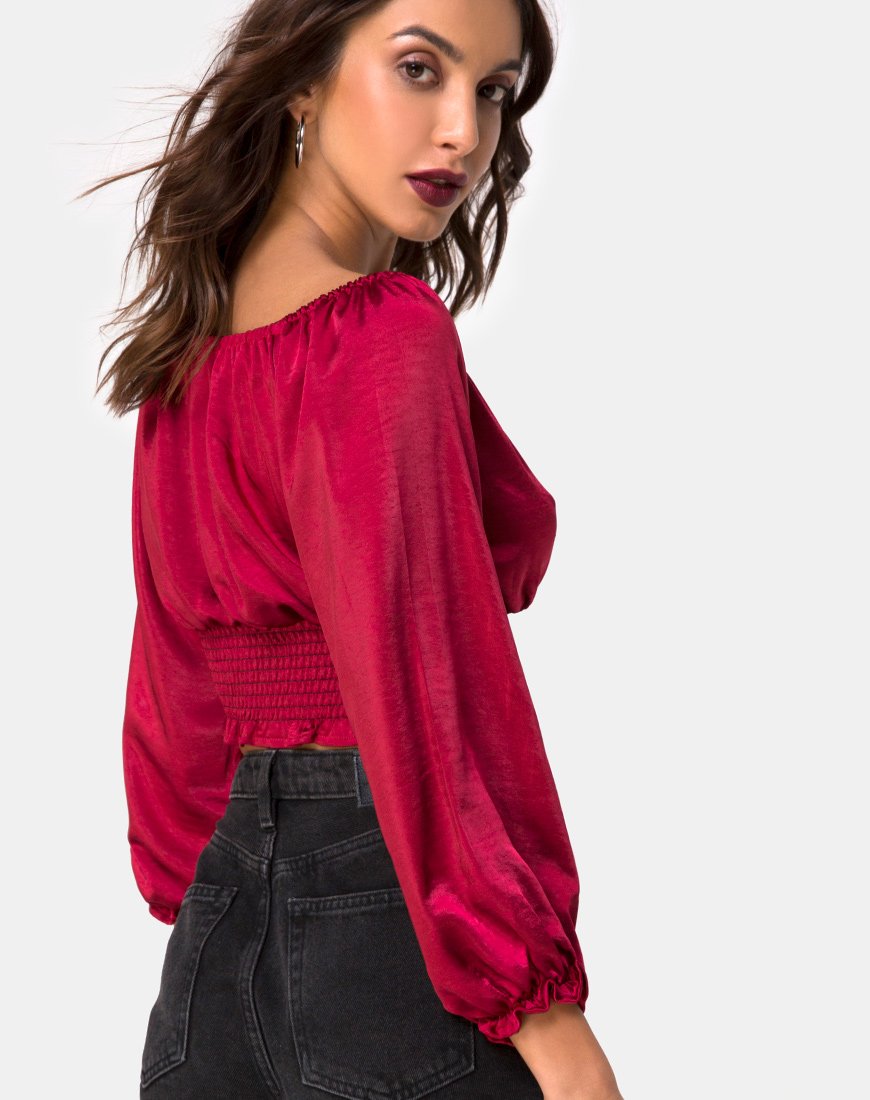 Lancer Top en cerezo satinado