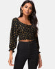 Imagen de Lancer Crop Top en Mini Astro Negro