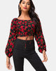 Imagen de Lancery Top en Roaming Rose Negro
