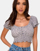 Imagen de Lanfy Top en Leopard Daze Gris