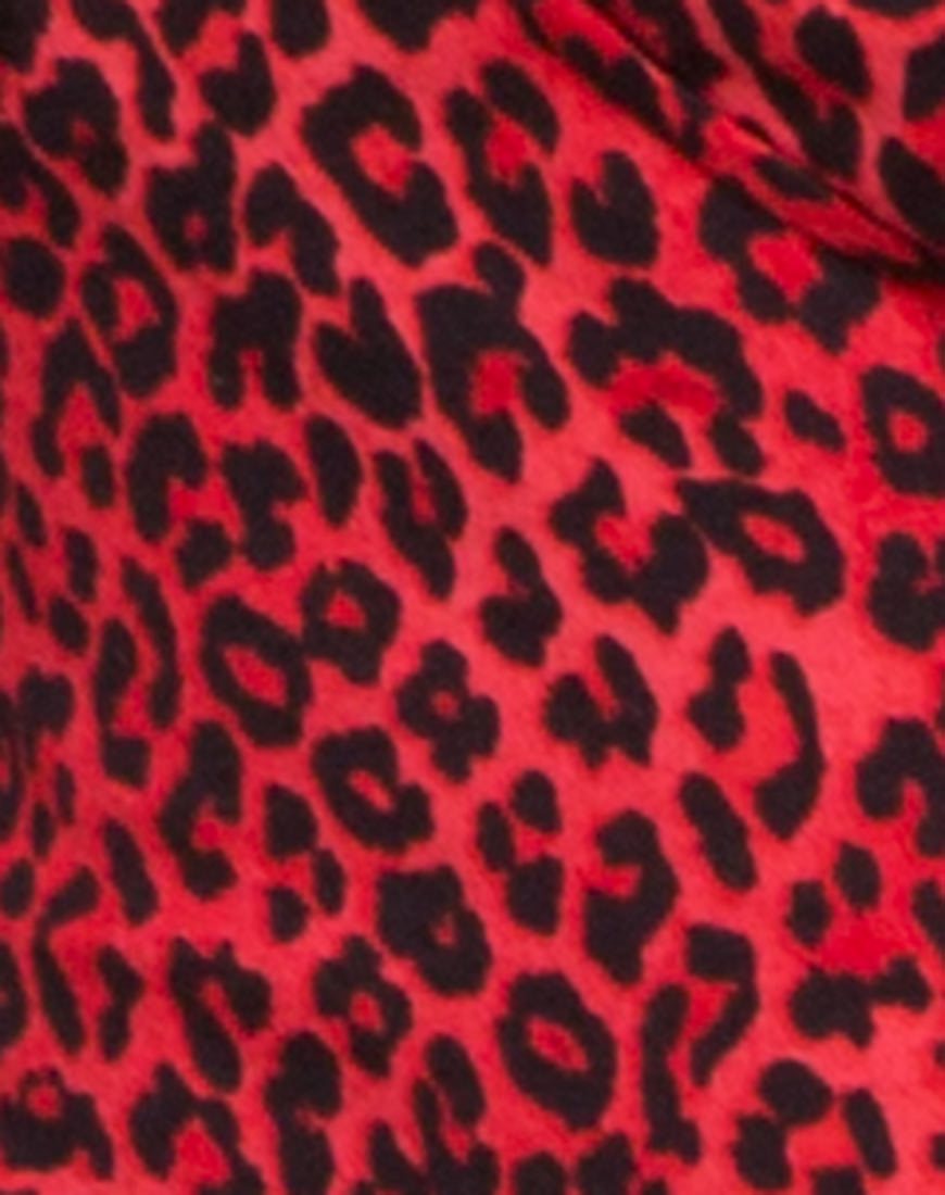 Imagen de Lanti Corpiño de color Animal Rojo