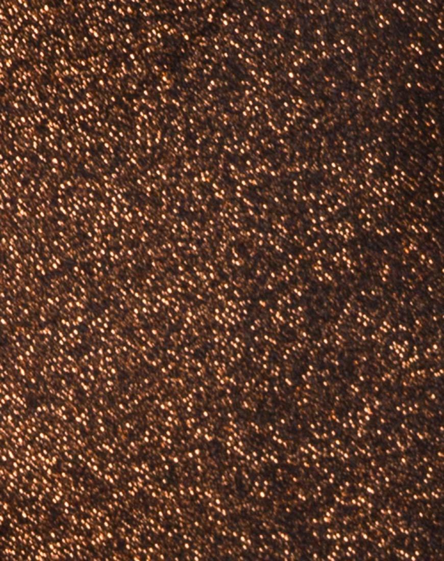 Imagen de Lanti Corpiño de purpurina Lurex Bronce