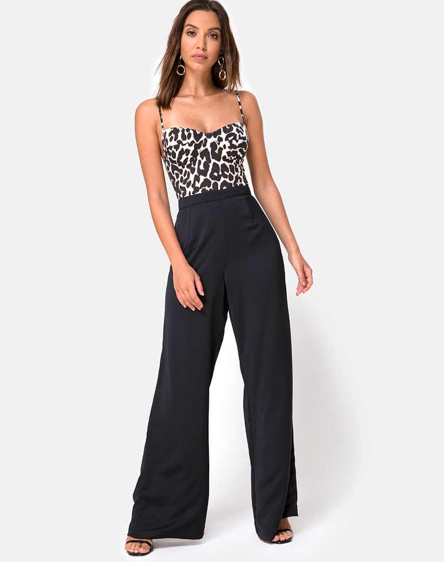 Imagen del corpiño Lanti en jaguar oversize