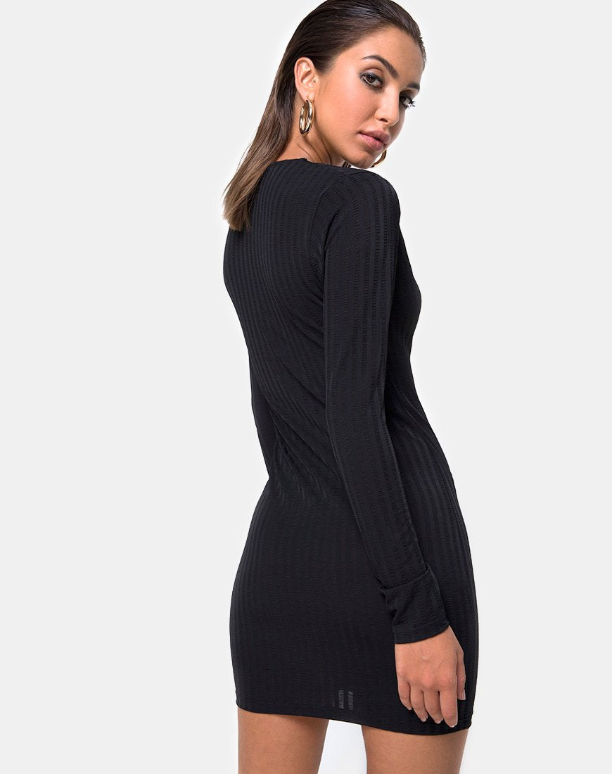 Vestido Laoda Bodycon Negro