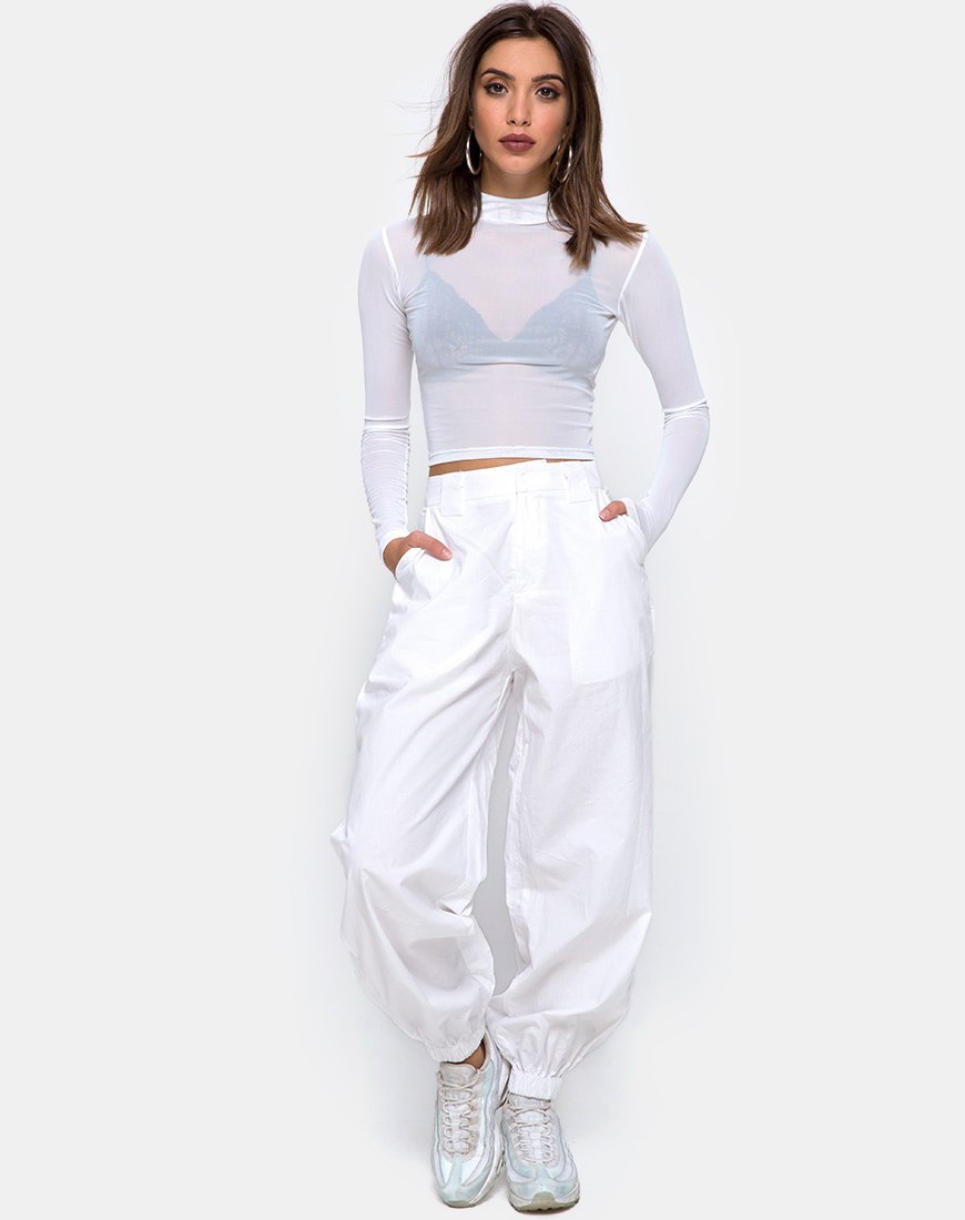 Imagen de Rhala Crop Top en Red Blanco