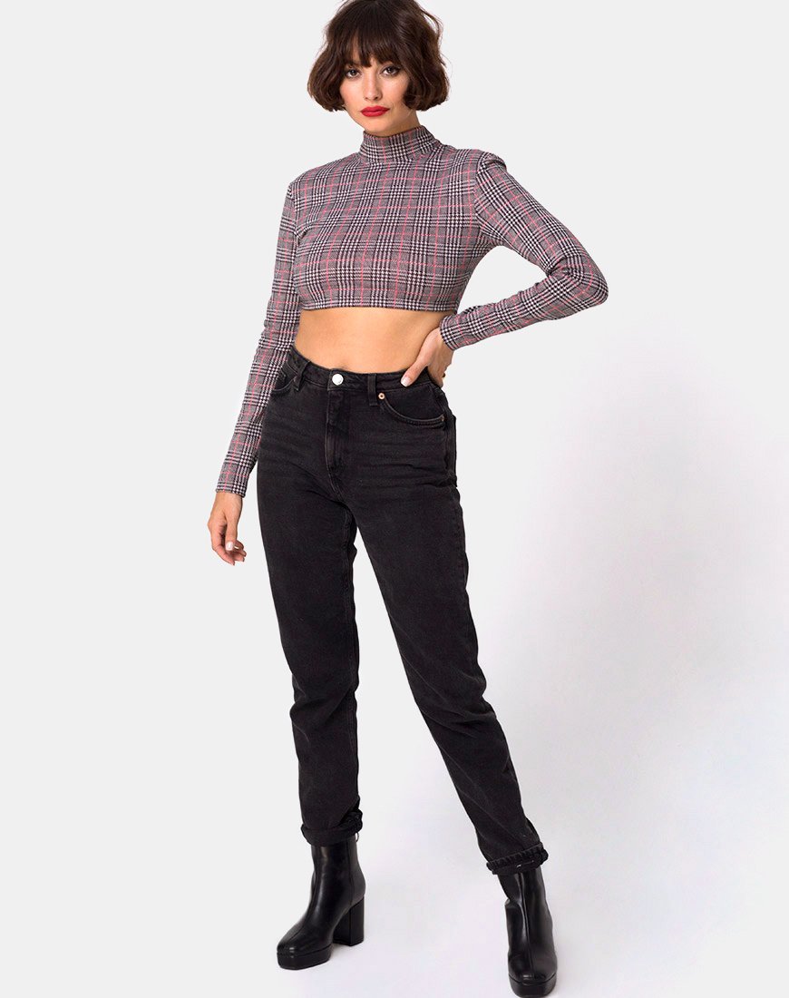 Imagen de Laretta Crop Top en Charles Check Blush