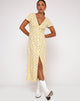 Imagen del vestido Larin Midi Dress in Wild Flower Lemon Drop