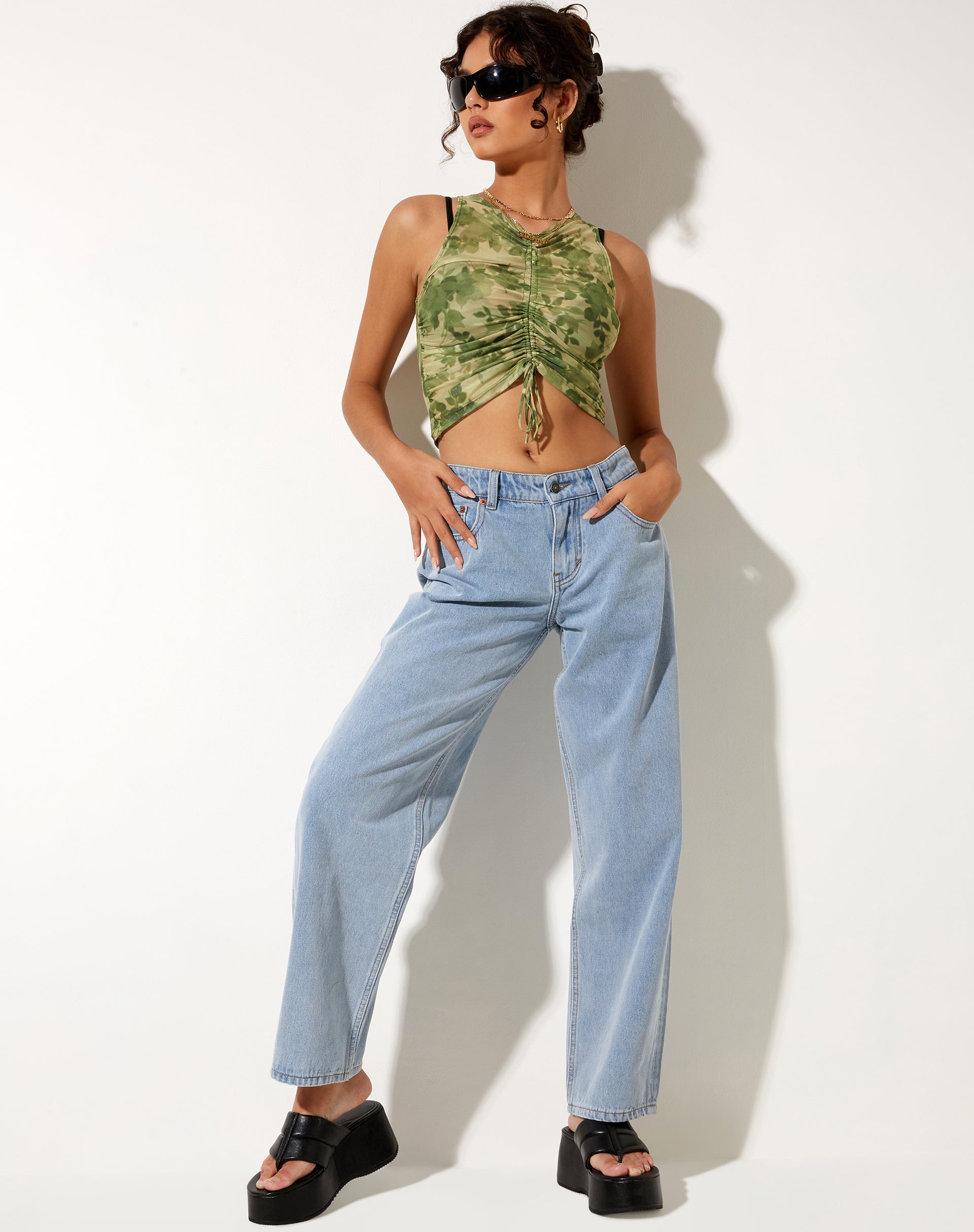 Imagen de Lasa Chaleco Top en Floral Difuminado