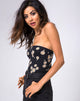 Imagen de Lax Bandeau Bodice en Grunge Daisy Floral