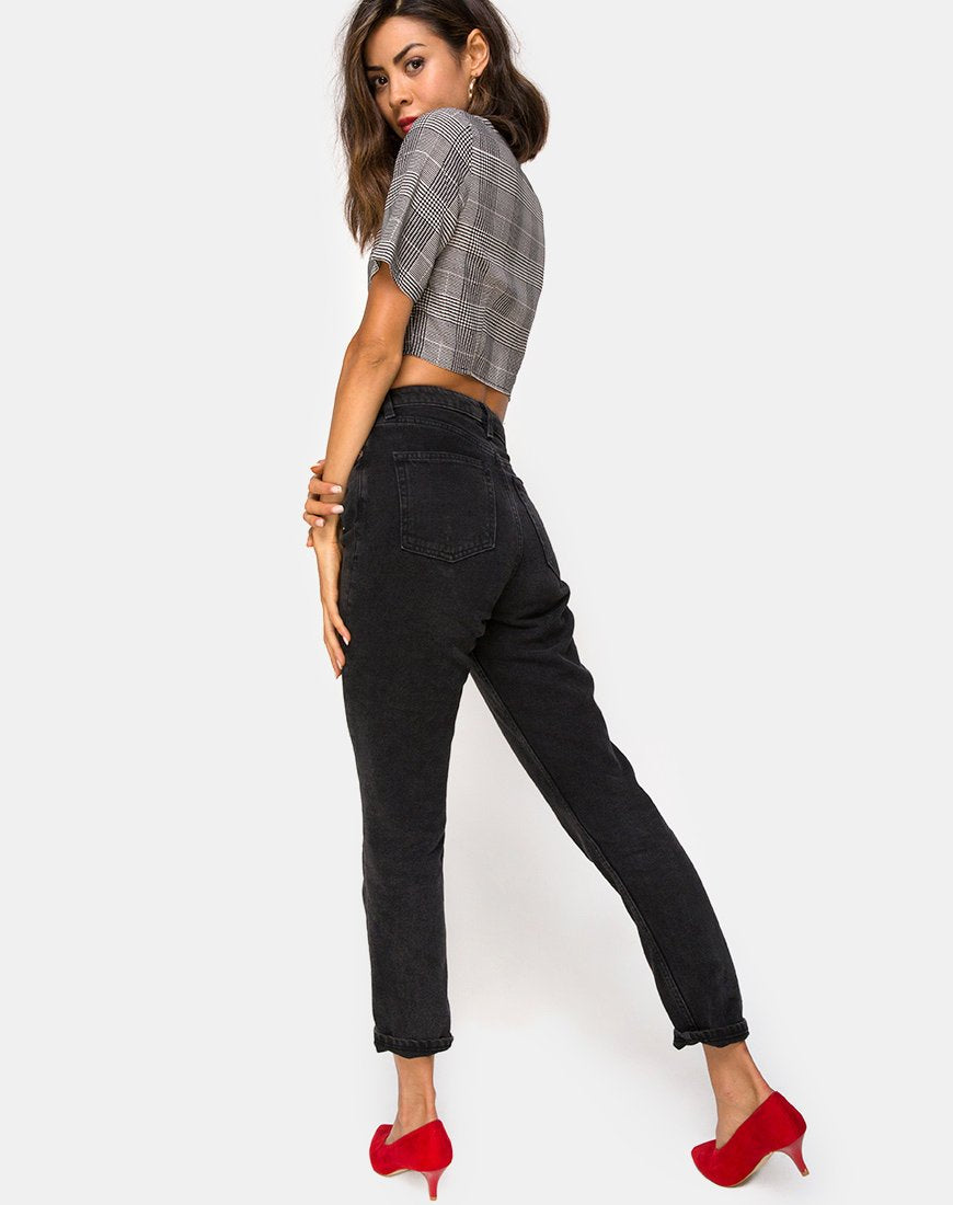 Imagen de Legia Crop Top en Charles Check Gris