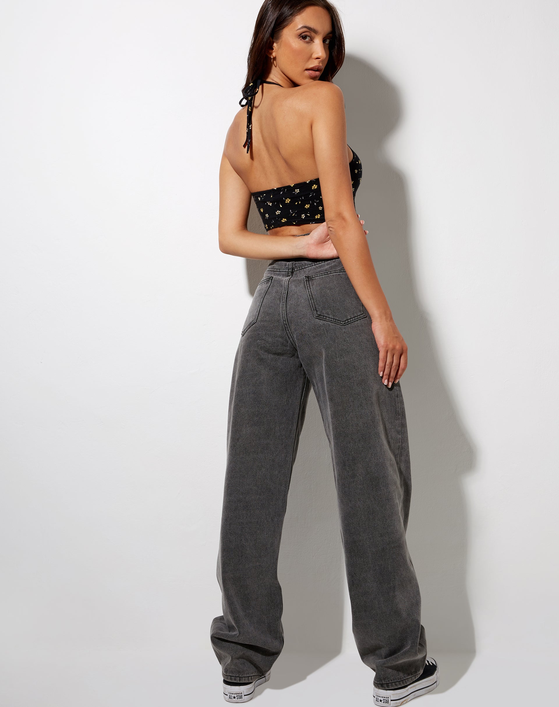 Imagen de Lelo Crop Top en Pretty Petal Negro
