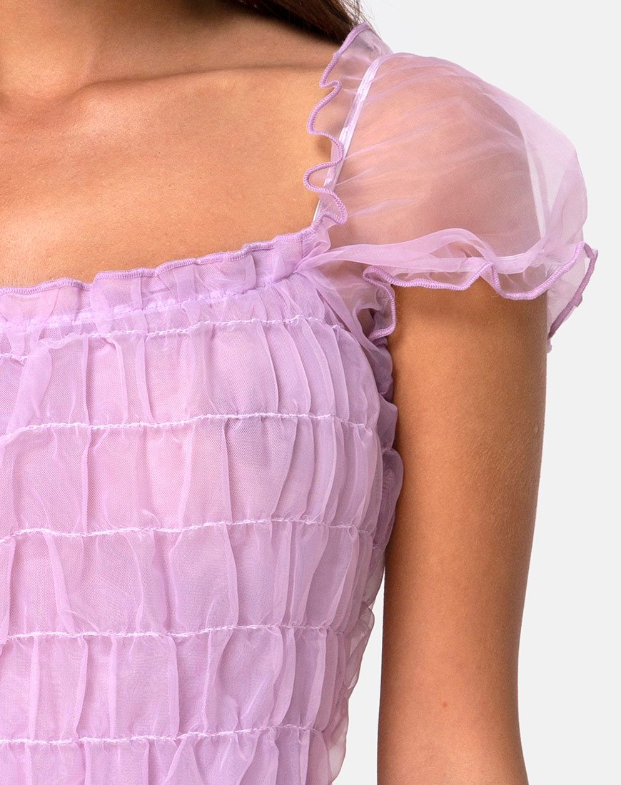 Imagen del minivestido Lenira en lila