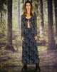 imagen de Rindu Falda Midi en Butterfly Vine Flock Azul
