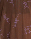 Tallo floral Flock Marrón