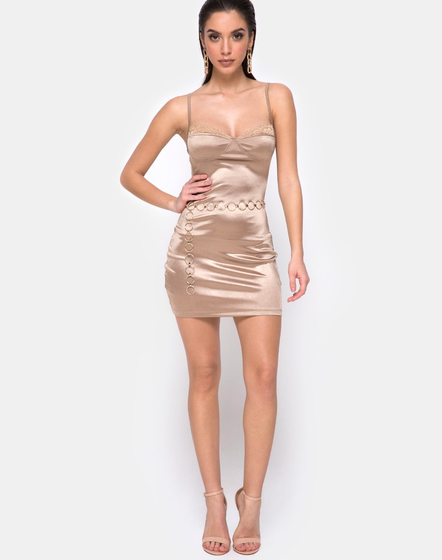 Imagen de Lesty Bodycon Dress in Gold
