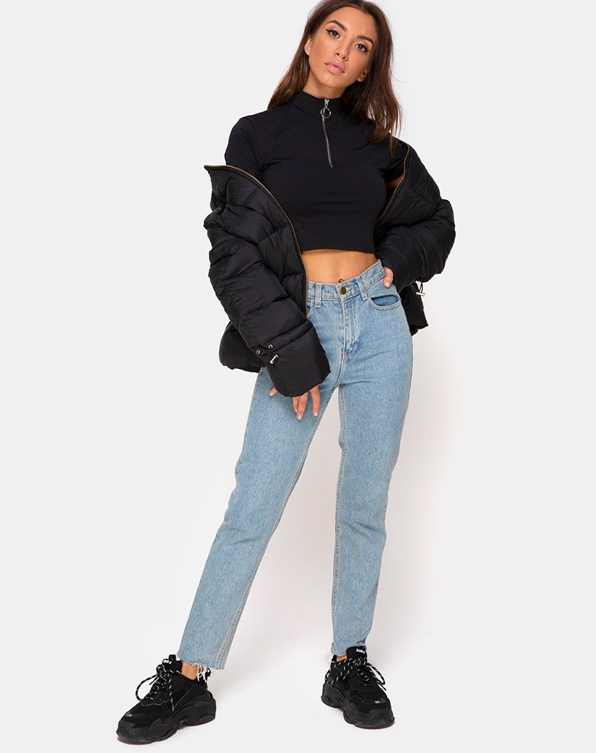 Imagen de Lesver Crop Top en negro