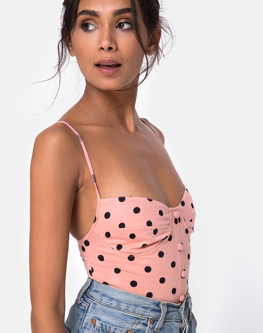 Imagen del corpiño Leva de New Polka Nude Negro