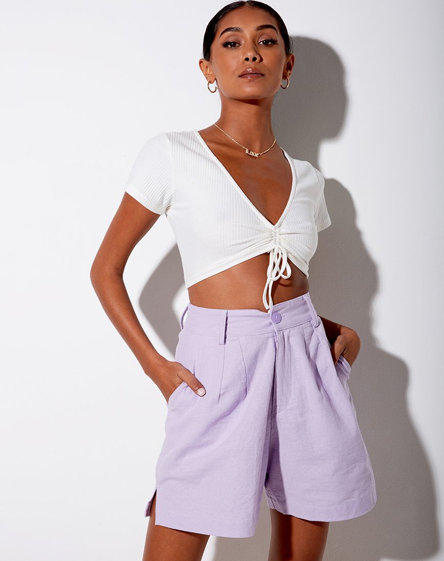 Pantalón corto Lex en violeta