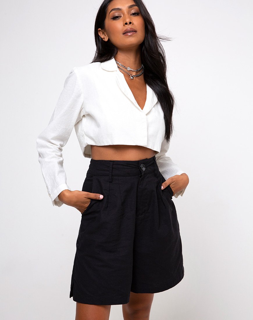 Pantalón corto Lexta en negro