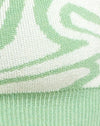 Punto Jagged Swirl Menta y Nata